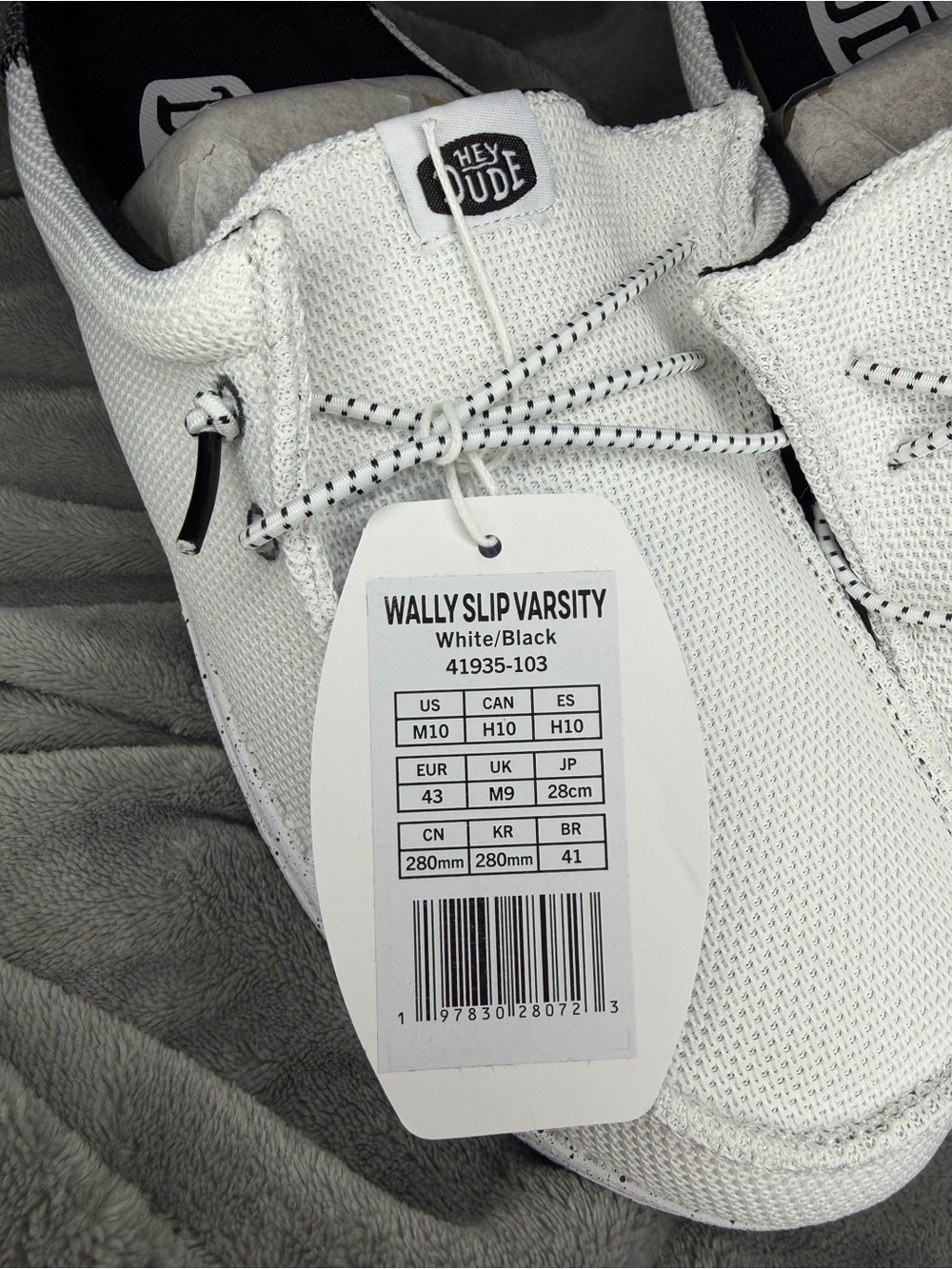 Hey Dude Men’s White Casual Slip-On - Picture 4 of 4